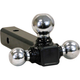 Buyers Products Tri-Ball Hitch-Solid Shank w/ Chrome Balls - 1802205 1802205