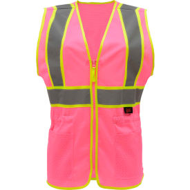 GSS Safety Pink Two Tone Lady Vest-2XL/3XL 7806-2XL/3XL