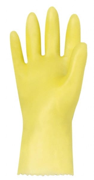 Chemical Resistant Gloves: Large, 10 mil Thick, Polyvinylchloride, Unsupported MPN:542429