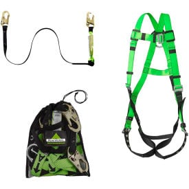 PeakWorks® FK-006 Contractor Kit Harness 6' Lanyard & Storage Bag V8252316