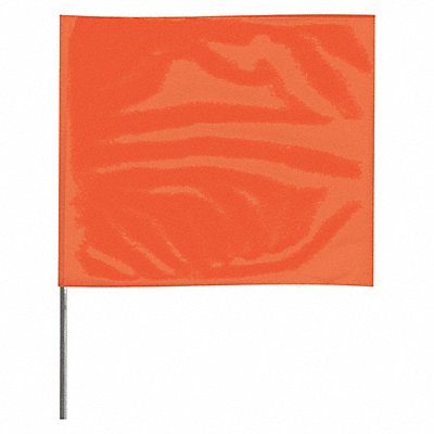 Marking Flag 18  Glo Orange PVC PK100 MPN:2318OG-200