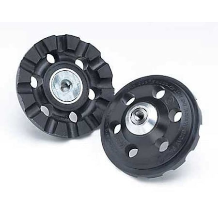 Quick Change Disc Backup Pad, 4in Dia, PK5 MPN:02286