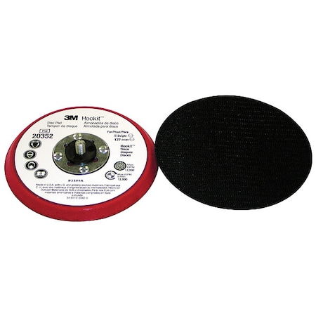 Low Pro Hook/Loop Disc Backup Pd, 5in Dia MPN:20352