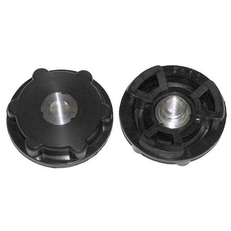 Fiber Disc Pad Hub, 2 1/2 in Dia, Black MPN:28442