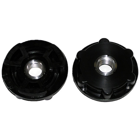 Fiber Disc Pad Hub, 2 1/2 in Dia, Black MPN:28476