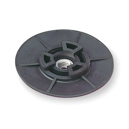 Fiber Disc Pad Hub, 2 1/2 in Dia, Black MPN:45205