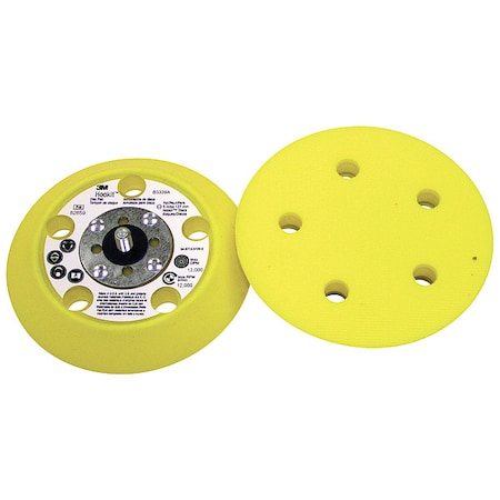 Hook-and-Loop Disc Backup Pad, 5 in Dia MPN:60440241382