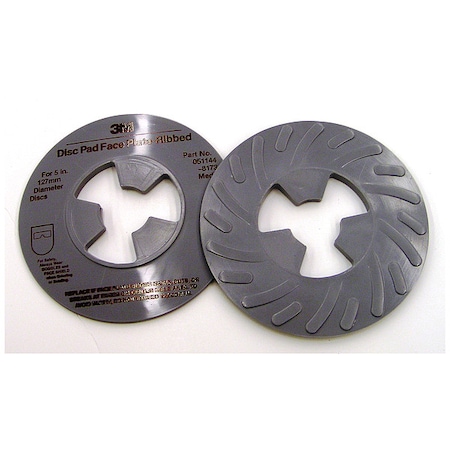 Disc Pad Ribbed Face Plate, 5 in D, PK10 MPN:81734
