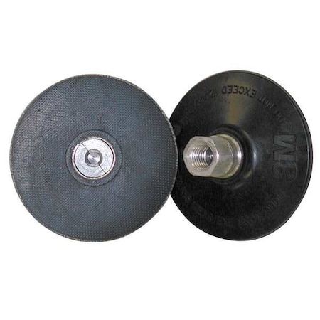 Quick Change Disc Backup Pad, 4 in Dia MPN:83489