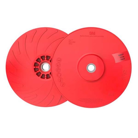 Fiber Disc Backup Pad, 7 in Dia, PK10 MPN:88657