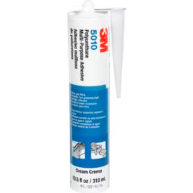 3M™ 5010 Polyurethane Multi-Purpose Adhesive 310 ml Capacity Cream 7000046612 - Pkg Qty 12