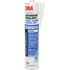 3M™ 4000 UV Marine Adhesive Sealant 295 ml Capacity White 7000046623 - Pkg Qty 12