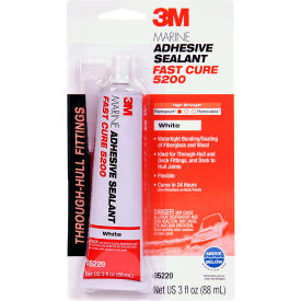 3M™ 5200FC Marine Adhesive Sealant 3 oz. Capacity White 7000120490 - Pkg Qty 6