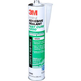 3M™ 4200FC Marine Adhesive Sealant 295 ml Capacity White 7100006227 - Pkg Qty 12