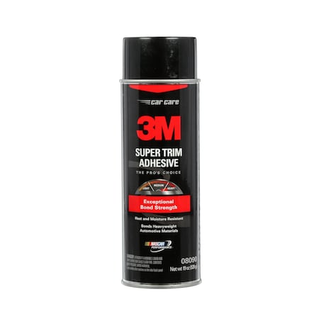 Spray Trim Adhesive, 8090 Series, Yellow, 19 oz, Aerosol Can MPN:08090