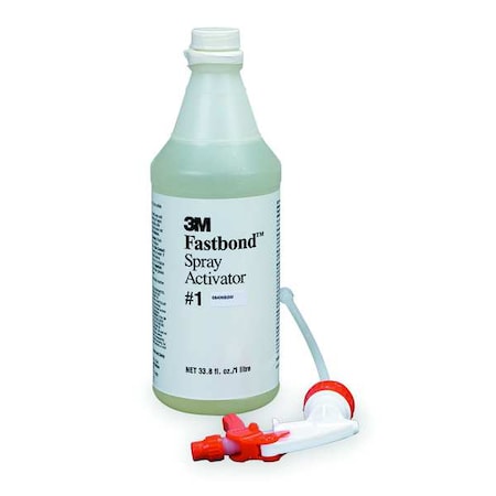 Activator, FastBond Spray Activator 1 Series, Clear, 1 L, Bottle, 6 PK MPN:1