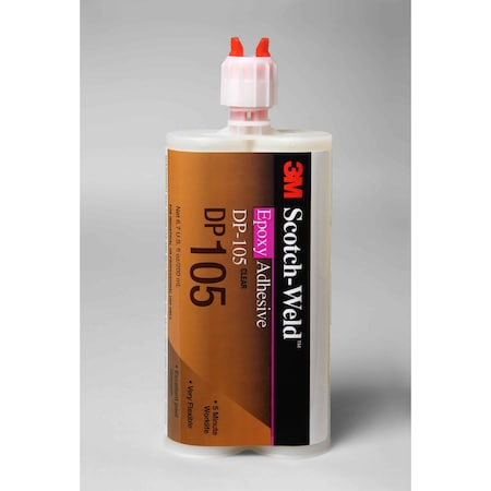 Epoxy Adhesive, DP105 Series, Off-White, Pail, 12 PK, 1:01 Mix Ratio, 20 min Functional Cure MPN:105