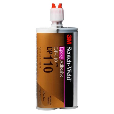 Hot Melt Adhesive, DP110 Series, Amber, Dual-Cartridge, 12 PK, 1:01 Mix Ratio MPN:110