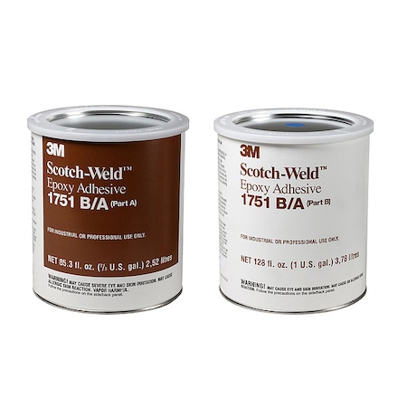 Epoxy Adhesive, 1751 Series, Clear, Dual-Cartridge, 2 PK, 3:02 Mix Ratio, 10 hr Functional Cure MPN:1751