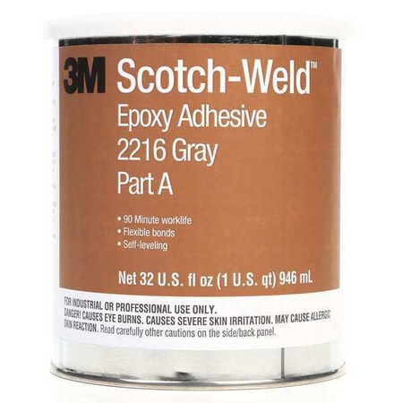 Hot Melt Adhesive, 2216 Series, Tan, Can, 6 PK, 2:03 Mix Ratio, 12 hr Functional Cure MPN:2216