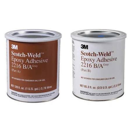 Hot Melt Adhesive, 2216 Series, Yellow, Can, 2 PK, 2:03 Mix Ratio, 12 hr Functional Cure MPN:2216