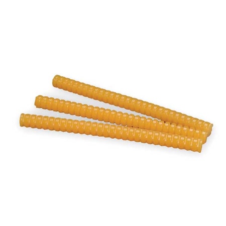 Hot Melt Adhesive, Tan, 5/8 in Dia, 8 in L, 45 sec Begins to Harden, 154 PK MPN:3747