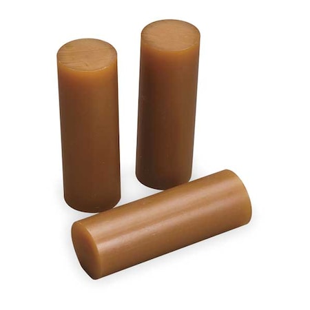 Hot Melt Adhesive, Tan, 1 in Dia, 3 in L, 45 sec Begins to Harden, 242 PK MPN:3747