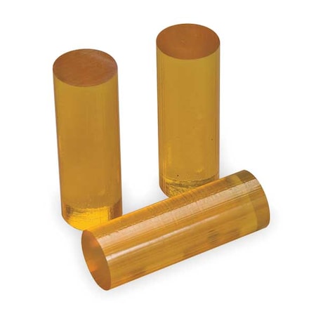 Hot Melt Adhesive, Off-White, 1 in Dia, 3 in L, 25 sec Begins to Harden, 242 PK MPN:3779 PG