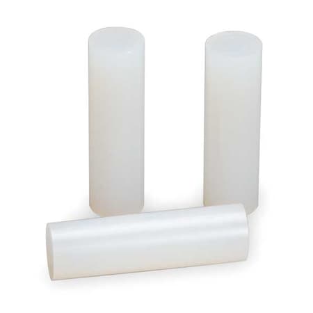 Hot Melt Adhesive, Clear, 5/8 in Dia, 2 in L, 40 sec Begins to Harden, 484 PK MPN:3792