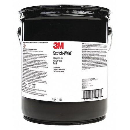 Asphalt Remover, 420 Series, Off White, Pail, 2:01 Mix Ratio, 2 hr Functional Cure MPN:420