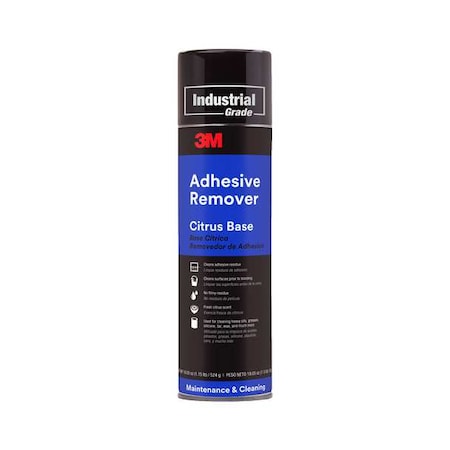 Citrus Based Adhesive Remover, 18.5 oz, Aerosol Can MPN:49048