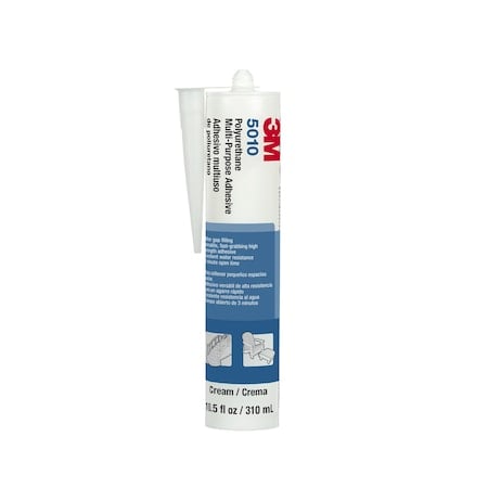 Plastic Adhesive, Clear, Cream, tub MPN:5010
