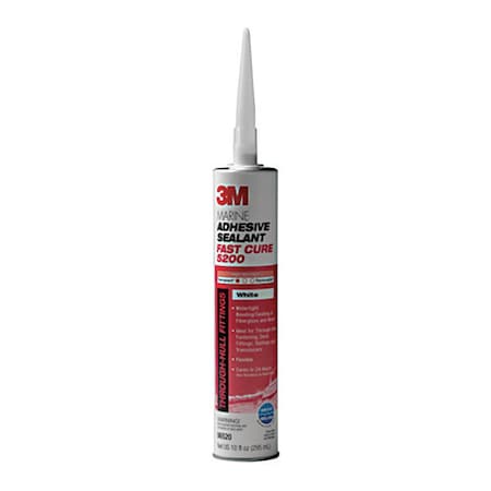 Polyurethane Adhesive Sealant, FC 5200 Series, White, 10 oz, Cartridge MPN:5200