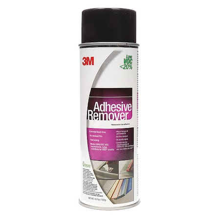 Adhesive Remover, Clear, 18.7 oz, Aerosol Can MPN:62-4883-4930-9