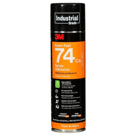 Epoxy Adhesive, Foam Fast 74CA Series, Gray, 19 oz, Tube MPN:74 LOW VOC AER