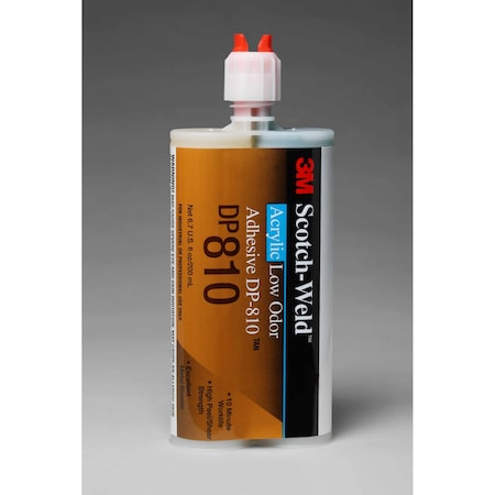 Epoxy Adhesive, DP810 Series, Gray, Pail, 12 PK, 1:01 Mix Ratio, 10 min Functional Cure MPN:810