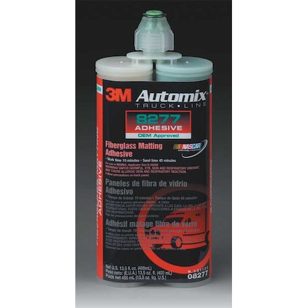 Wood Glue, Fiberglass Matting Series, Green, 13.5 oz, Dual-Cartridge MPN:8277
