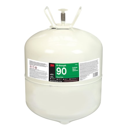 Contact Cement, Hi-Strength 90 Series, Natural, 1 gal, Can MPN:90