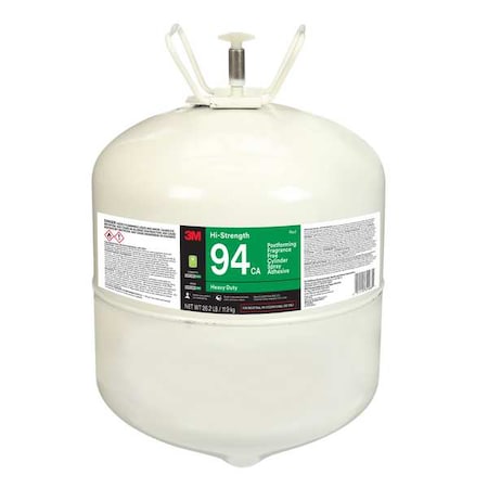 Spray Adhesive, Hi-Strength 94CA Series, Clear, 460.8 oz, Aerosol Can MPN:94CA