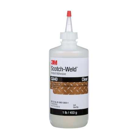 Spray Adhesive, Clear, Bottle MPN:CA-40