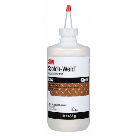 Instant Adhesive, Clear, 12 PK MPN:CA4