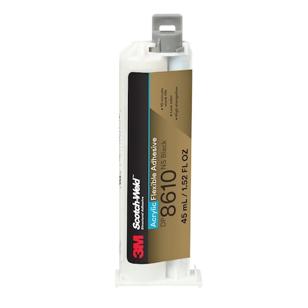 Acrylic Adhesive, DP8610NS Series, Cartridge, 12 PK, 10:1 Mix Ratio MPN:DP8610NS