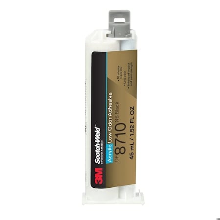 Acrylic Adhesive, DP8710NS Series, Cartridge, 12 PK, 10:1 Mix Ratio MPN:DP8710NS