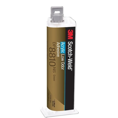 Acrylic Adhesive, DP8810NS Series, Black, Dual-Cartridge, 6 PK, 10 to 1 Mix Ratio MPN:DP8810NS
