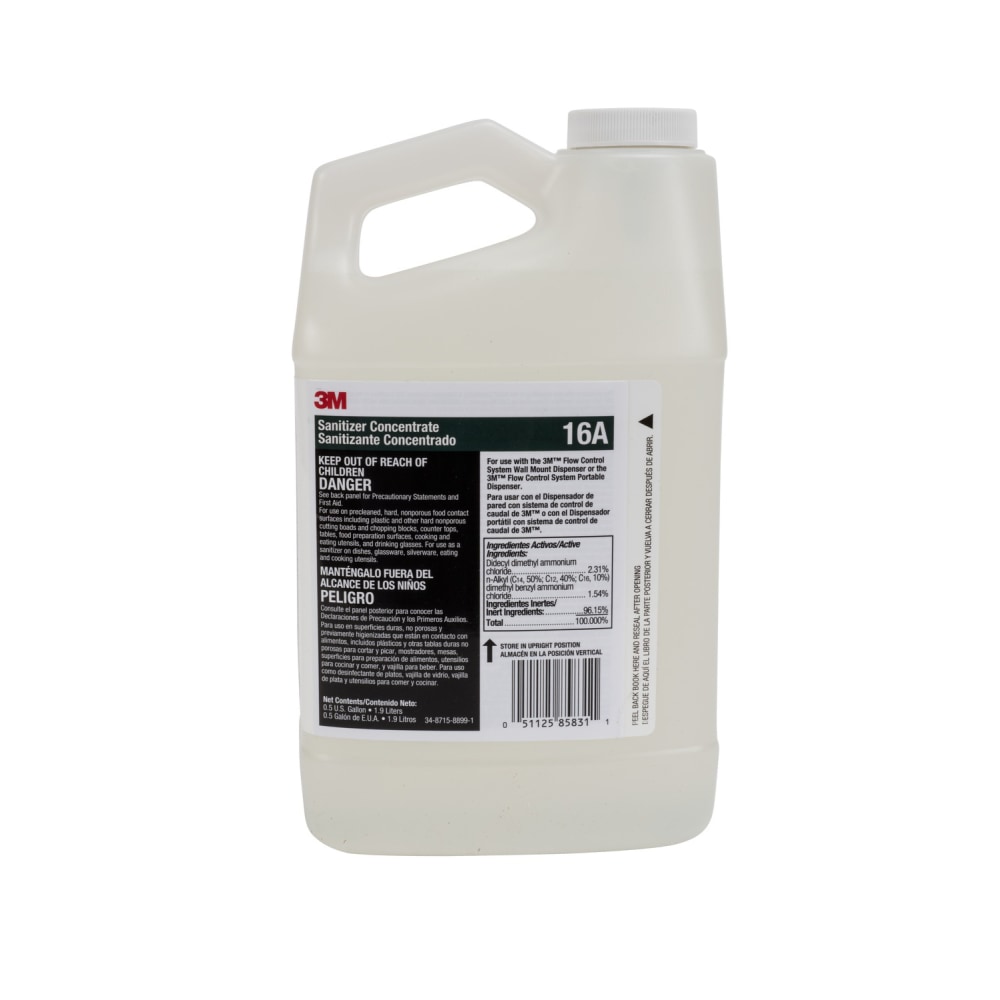 3M Flow Control 16A Sanitizer Concentrate, 67.6 Oz MPN:16A-EA