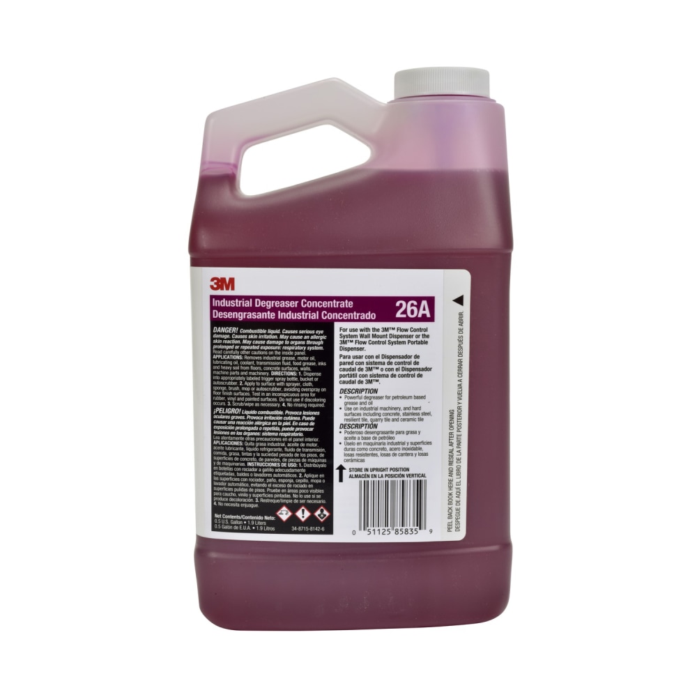 3M Flow Control 26A Industrial Degreaser Concentrate, 67.6 Oz MPN:26A-EA
