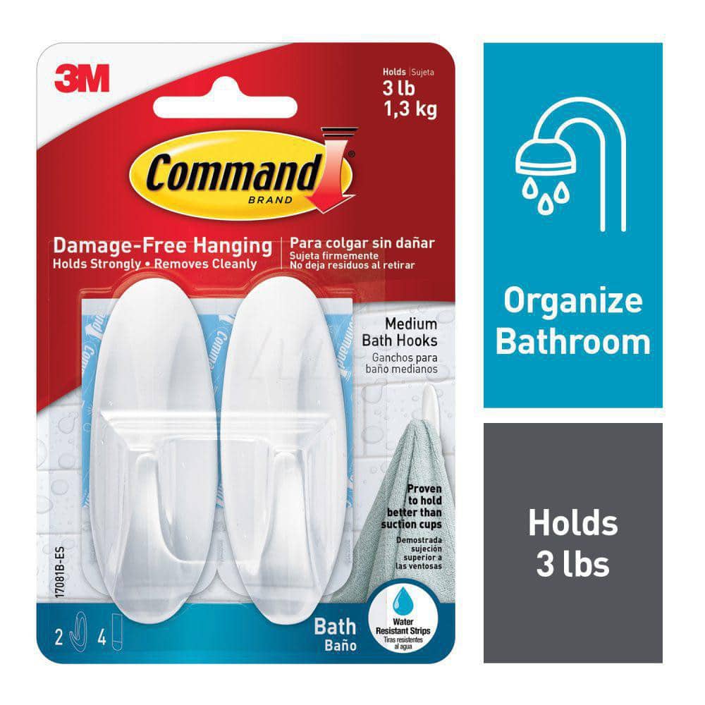 Storage Hook: Adhesive Back Mount, 1.22