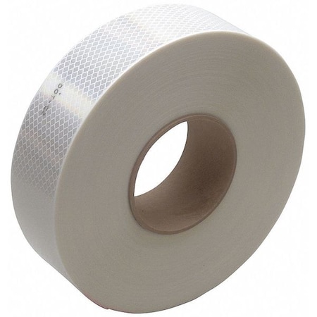 Conspicuity, Cut, 4 In, 18 In, White, Railcar MPN:983-10