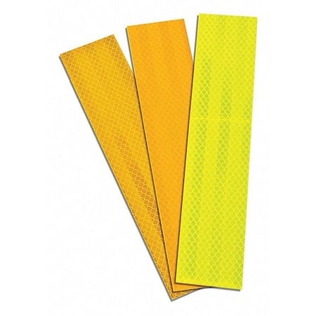Reflective Tape, Polyester, 1 ft. L, PK10 MPN:983-23/3924S