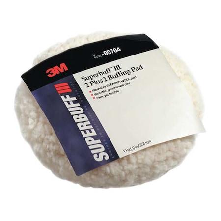 Pad, Buffing, 9 In., Blended Wool MPN:05704